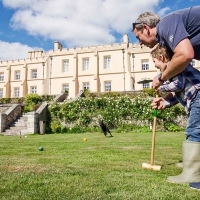 Croquet on the lawn