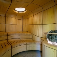 The spa sauna