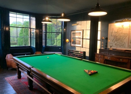 Billiards room